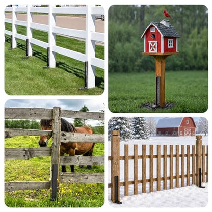 6 Pack Fence Post Repair Kit (6 PCS)