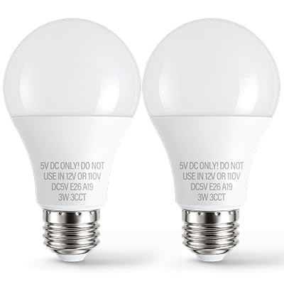 5V E26 LED Bulb
