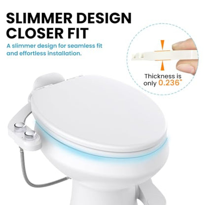 RV Bidet Toilet Seat Attachment Support for SEAFLO
