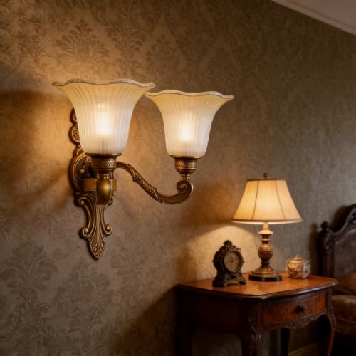 Vintage Double Arm Wall Sconce