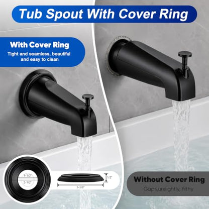 Universal Tub Spout with Diverter