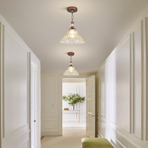 Chandelier with Flower Shade