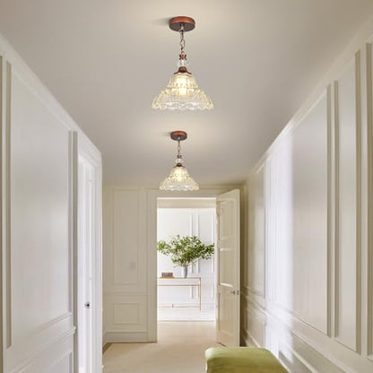 Chandelier with Flower Shade
