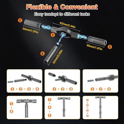 66 in 1 Magnetic Ratchet Screwdriver Set With Case