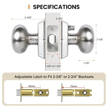 Door Knob Stainless Steel