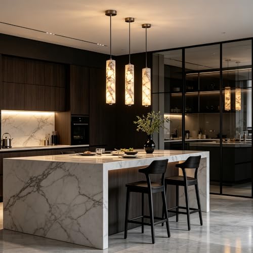 11 Inch Natural Alabaster Pendant Lights