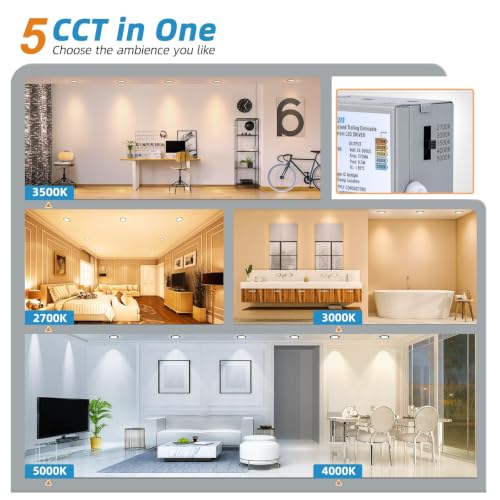 5CCT Recessed Light with Night Light