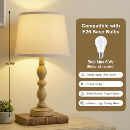 Table Lamps Set of 2