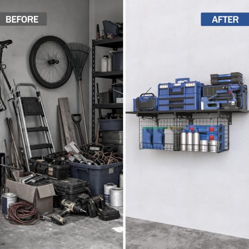 1x4ft Garage Wall Shelves