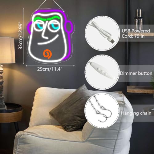 Anime Theme Cartoon LED Neon Sign for Wall Decor