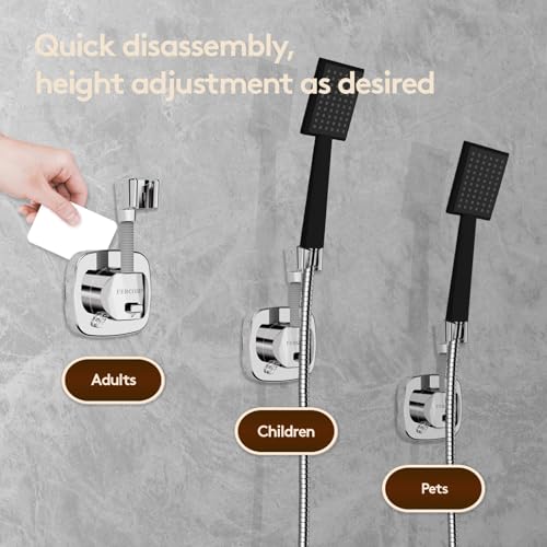360° Swivel Shower Head Holder with Suction Cup