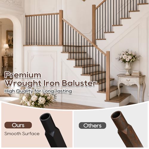Wrought Iron Balusters for Staircase