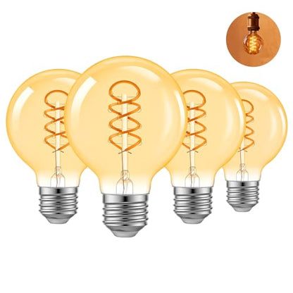 G80 Edison Bulbs Dimmable Vintage