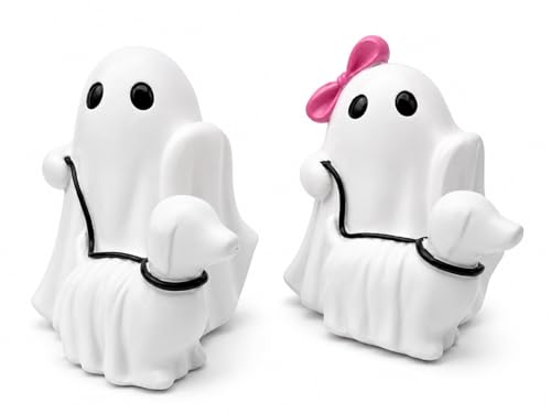 Halloween Ghost Walking Dog Figurines (Ghost Walking Dog)