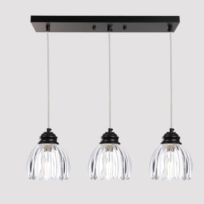 3153 5 Light Pendant Light Round Base cage