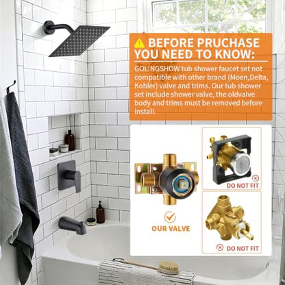 Tub Shower Faucet Set