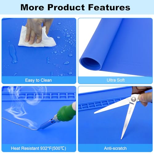 Premium Large Soldering Mat 32.3''x16.6''