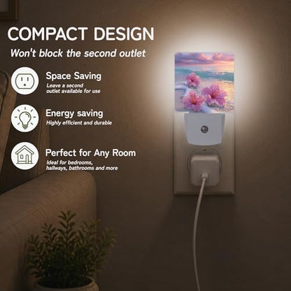 Night Light Night Lights Plug into Wall with Dusk to Dawn Sensor for Bedroom Bathroom Hallway Kitchen