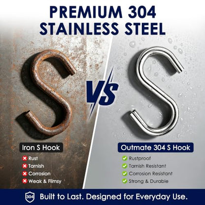 Stainless Steel S Hooks for Hanging