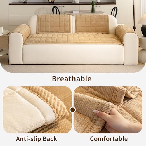 Couch Covers for Dogs (Light Brown / 1PC/27.6"x59.1")