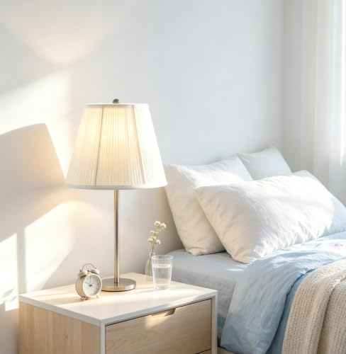 Lamp Shade White Pleated Lamp Shades for Table Lamps