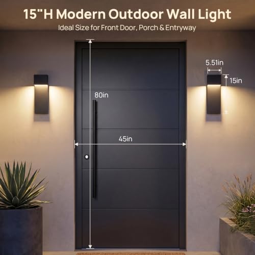 Modern LED Outdoor Wall Sconce