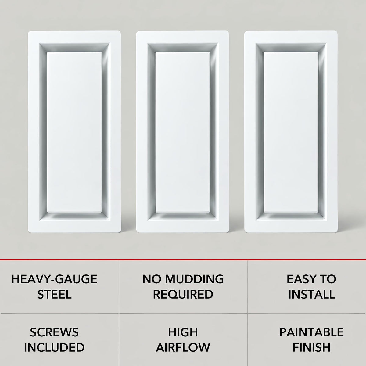 10x30 Metal Framed Wall Vent (10x30)