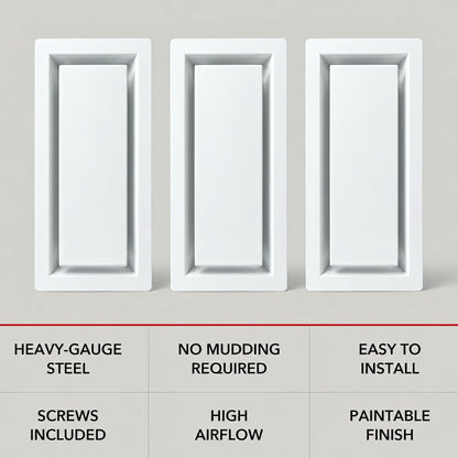 10x30 Metal Framed Wall Vent (10x30)