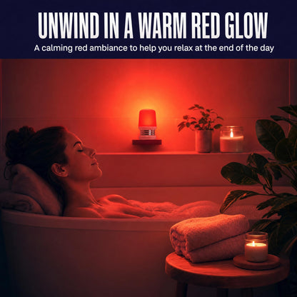 Rechargeable Table Lamp Bulb (Red)