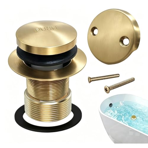 Matte Black Bathtub Drain Tip