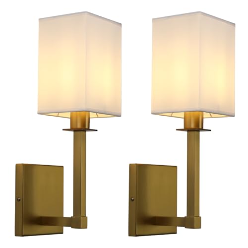 Hardwired Wall Sconces Set of 2