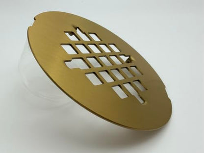4-1/4 inch snap-on Round Shower Drain Cover, high-end Shower Drain Filter, Solid Square Drain Grille Filter