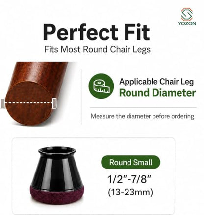 New Chair Leg Floor Protectors for Hardwood Floors
