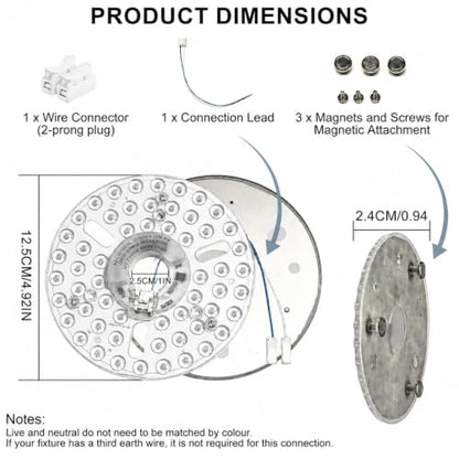 Ceiling Fan LED Light Board Replacement Kit