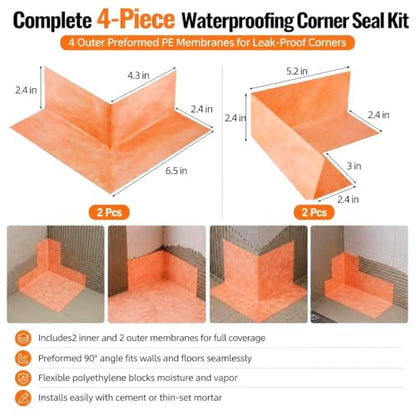 Waterproof Membrane for Shower 3.8 ft x 29 ft