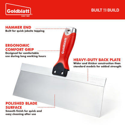 12" Stainless Steel Drywall Taping Knife (12")
