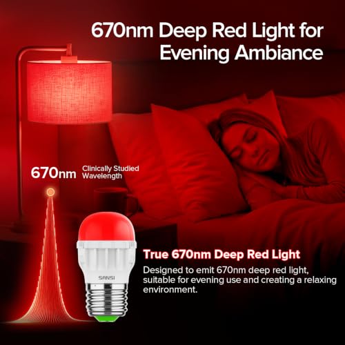5W Red Light Bulb 3Pack