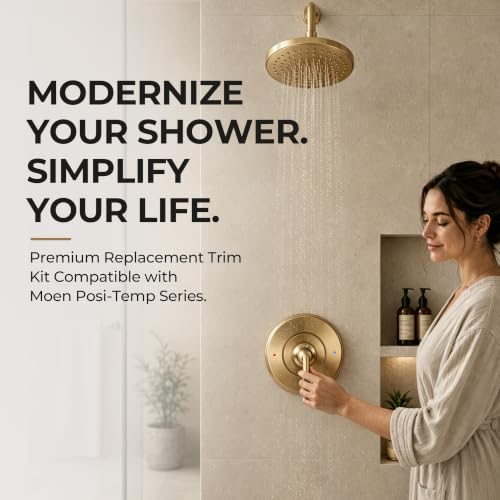 Shower Valve Trim Kit Compatible with Moen Gibson T2901 Posi