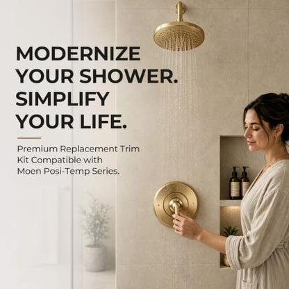 Shower Valve Trim Kit Compatible with Moen Gibson T2901 Posi