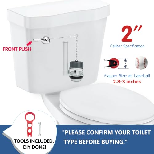 Toilet Flapper Replacement Kit for 2
