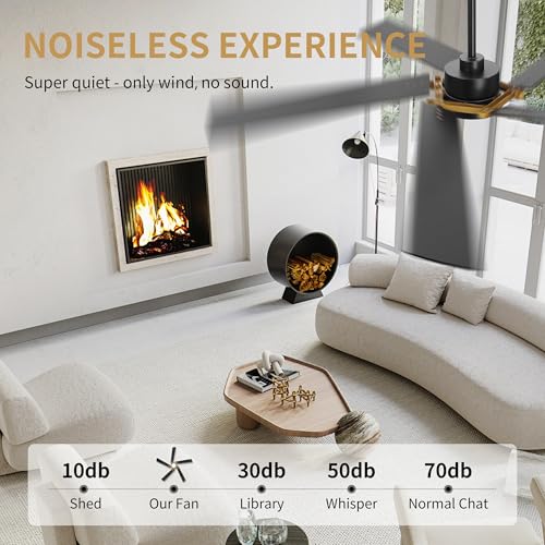 64 Inch Ceiling Fan with Light and Remote