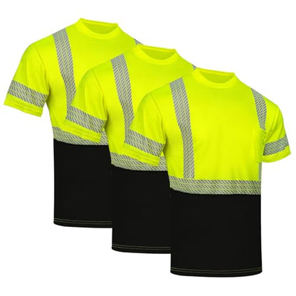 High Visibility Safety Reflective T Shirts for Men
