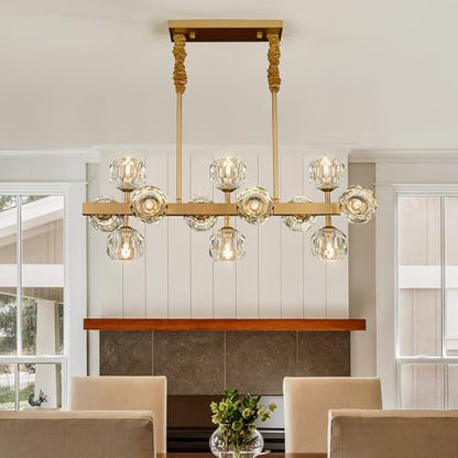 Glass Globe Sputnik Chandelier
