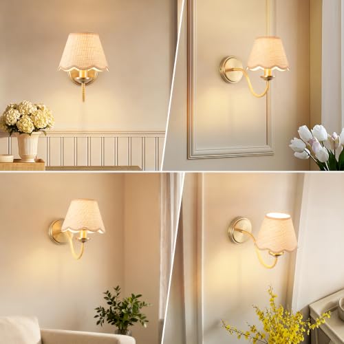 Boho Rattan Wall Sconce