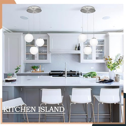 6" Modern Globe Pendant Light Mid
