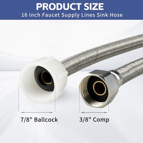 12 Inch Toilet Water Supply Line