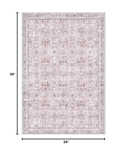 2x3 Area Rugs (Pink / 2' x 3' (Rectangular))