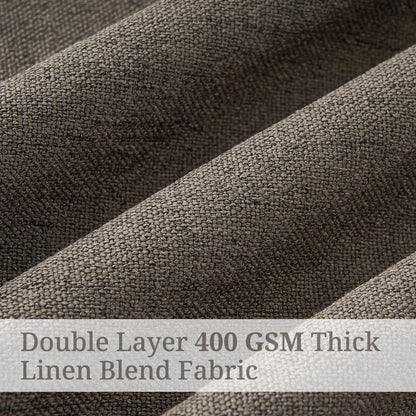 Pinch Pleated 100% Blackout Curtains 84 Inch Long (Chocolatetart / 50"W x 84"L (Pack of 2))