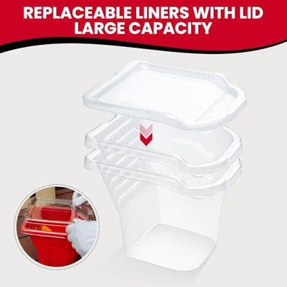 4 Inch Paint Bucket with Liner