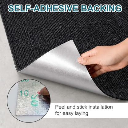 Emaraxy Peel and Stick Carpet Tiles 24x24 Inch